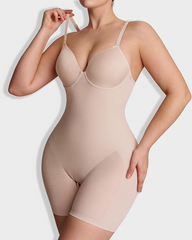 Seamless Built-In Bra Tummy Control Butt Lifting Full Body Shaping Bodysuit (Pre-Sale)