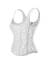 Lrregular Lace Fashion Waist Shaping Vest