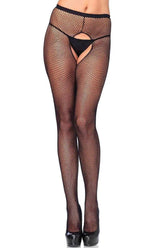Crotchless Fishnet Hose