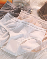 Sexy Mid-Waist Seamless Panties With Soft And Glutinous Mesh