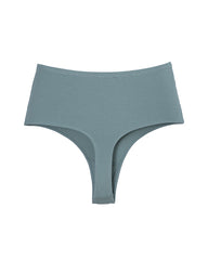 Cotton High Waist Invisible Thong