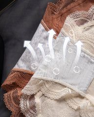 Anti-Bacterial Crotch Mid-Waist-Tuck Lace Panties