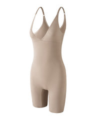 Seamless One-Piece Body Shaping Boxer Briefs