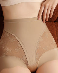 Silk Antibacterial Crotch Tummy Sculpting Body Shaping Panties