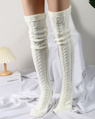 Knee-Length Knitted Socks