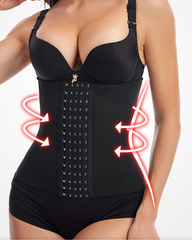 Breathable Hook-And-Eye Tummy Control Waist Shaper