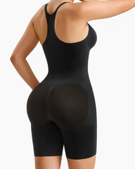 Seamless Invisible Backless Mid-Length Bodysuit