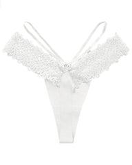 French lace stitching thin strap sexy thong