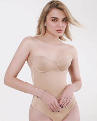 Back Lace-up Thong Seamless Shapewear