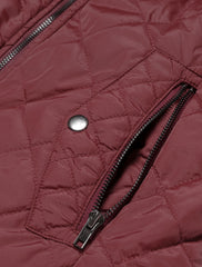 Stand Collar Lightweight Gilet Quilted Zipper Vest