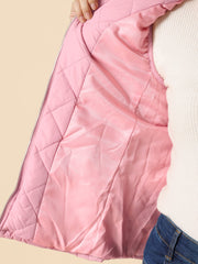 Stand Collar Lightweight Gilet Quilted Zipper Vest
