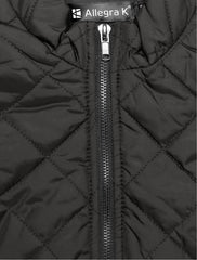 Stand Collar Lightweight Gilet Quilted Zipper Vest