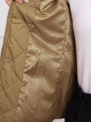 Stand Collar Lightweight Gilet Quilted Zipper Vest