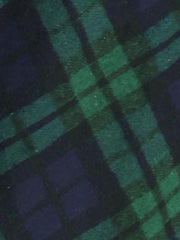 Plaid Tartan Vintage Elastic Waist Knee Length A-Line Skirt