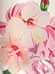 Open Front Notch Lapel Floral Business Casual Suit Blazer