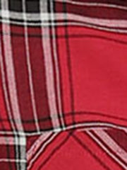 Classic Plaid Button Down Short Sleeve Shirt