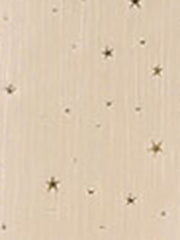 Choker V Neck Flared Gilding Metallic Shiny Star A-Line Dress