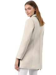Peter Pan Collar Double Breasted Long Trench Pea Coat