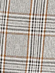 Double Breasted Notched Lapel Plaid Trench Blazer Coat