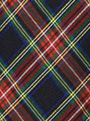 Christmas Tartan Plaid High Waist Belted Vintage A-Line Midi Skirt