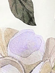 Open Front Floral Work Business Crop Blazer Jacket