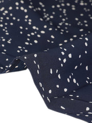 Retro Dots Bow Tie Peter Pan Collar Chiffon Blouse