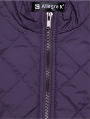 Stand Collar Lightweight Gilet Quilted Zipper Vest