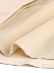 Work Office Blouse Button Up Ruffle Collar Long Sleeve Chiffon Shirt