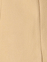 Elegant Notched Shawl Collar Single Breasted Winter Long Coat