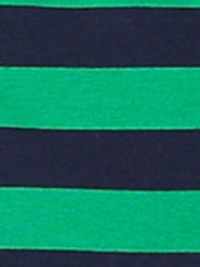 Striped 3/4 Sleeve Round Neck Casual T-Shirt