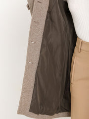 Peter Pan Collar Single Breasted Overcoat Winter Pea Coat