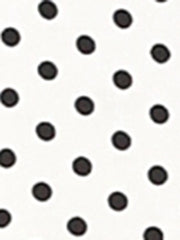Polka Dots Print V Neck Short Sleeve Elegant Work Office Tops