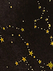Christmas Stars Square Neck Vintage Velvet Mini Dress
