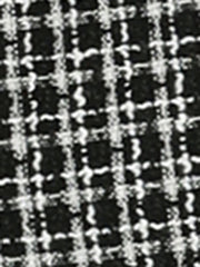 Elegant Button Front V Neck Plaid Tweed Overalls Pinafore Dress