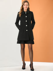 Winter Elegant Lapel Collar Long Trench Coat
