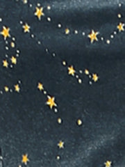 Christmas Stars Square Neck Vintage Velvet Mini Dress