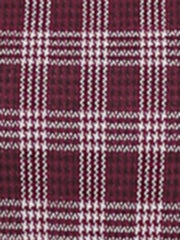Work Office 3/4 Sleeve Boat Neck Houndstooth Printed Top Blouse