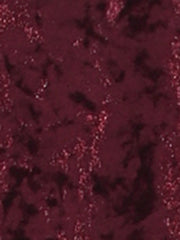 Keyhole Neck High Waist Long Sleeve Velvet Swing Mini Dress