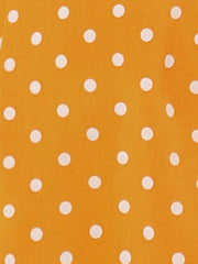 Summer Sweetheart Neck Ruffled Hem Puff Short Sleeve Polka Dots Dress