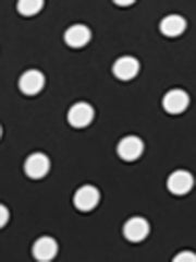 Polka Dots Print V Neck Short Sleeve Elegant Work Office Tops