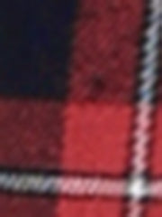 Plaid Tartan Button Decor A-Line Pinafore Overall Dress
