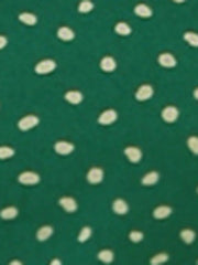 Retro Dots Bow Tie Peter Pan Collar Chiffon Blouse