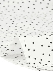 Polka Dot Peter Pan Collar Rockabilly Puff Short Sleeve Shirt