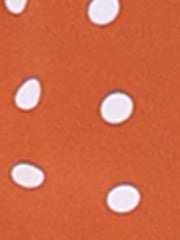 Polka Dot Short Puff Sleeve Button Up Peter Pan Collar Blouse