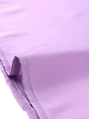 Ruffle Neck Bubble Sleeve Elastic Cuff Button Satin Blouse