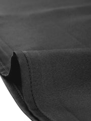 Satin Blouse Puff Sleeve Stand Collar Work Top