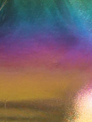 Sleeveless Metallic A-Line Club Party Holographic Mini Dress