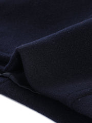 Peter Pan Collar Single Breasted Winter Outwear Buttoned Long Coat