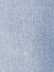 Casual High Waist Back Slit Stretch Denim Midi Skirt
