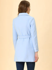 Winter Elegant Lapel Collar Long Trench Coat